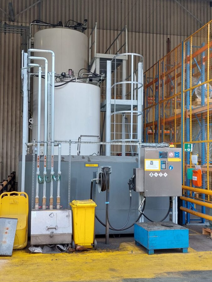 Atlas Copco - vloeistofverdeling + toegangsbordes