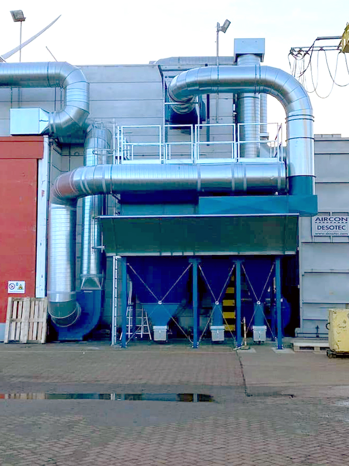 filter installatie spraywall